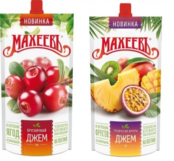 Джемы "Брусничный", "Тропические фрукты"